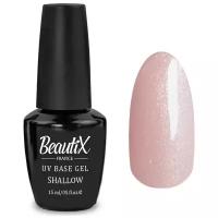 Beautix Базовое покрытие UV Base Gel Shallow, розовый, 15 мл