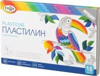 Пластилин классический Гамма классический 18 цв, со стеком, к/к 360г,281035