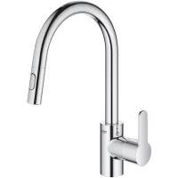 Смеситель для кухни Grohe Eurostyle Cosmopolitan, выдвижной высокий излив, хром 31482003