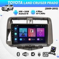 Автомагнитола для TOYOTA Land Cruiser Prado (2009-2013) на Android (9", CarPlay, Wi-Fi, GPS, Bluetooth) +камера