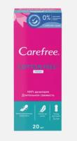 Carefree Cotton Feel Normal прокладки ежедневные, с ароматом свежести, Кэфри Котон фреш нормал,Производитель Johnson & Johnson,Италия, 1 уп. х 20 шт