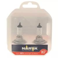 NARVA 483392100 Лампа H7 12V 55W Range Power 50 Double Life, пласт.2 шт