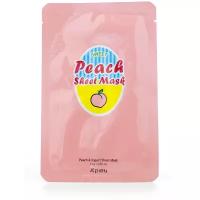 Маска для лица тканевая йогуртная A'PIEU Peach & Yogurt Sheet Mask 23гр