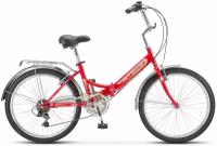 Велосипед складной STELS Pilot 750 24" Z010 V Красный (требует финальной сборки) 2024
