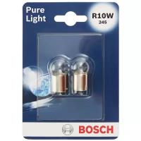 Лампа автомобильная накаливания Bosch Pure Light 1987301059 12V 10W BA15s 2 шт