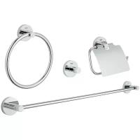 Набор аксессуаров GROHE Essentials (4 предмета), хром (40776001)