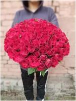 Розы Родос 101 шт Красные 34 см арт. 11823 - Просто роза ру