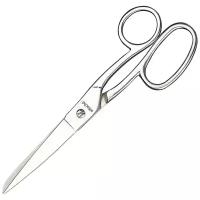 Ножницы Attache Metal 175мм, асимметричные цельнометаллические ручки, остроконечные