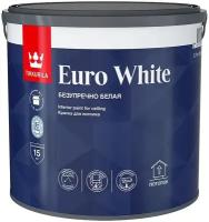 Краска для потолков Euro White (Евро Вайт) TIKKURILA 2,7л белый