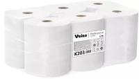 K203 Бумажные полотенца в рулонах Veiro Professional Comfort белые двухслойные (6 рул х 150 м)