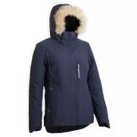 Куртка теплая водонепроницаемая женская 580, размер: L, цвет: Асфальтово-Синий FOUGANZA Х Декатлон