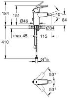 Смеситель Grohe Eurosmart Cosmopolitan 32927003 для биде