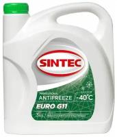 Антифриз Sintec EURO G11 Green зеленый -40 3кг