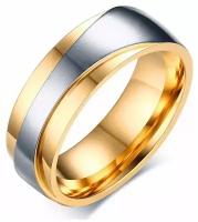 Кольцо помолвочное TASYAS, размер 20, серебряный, золотой