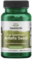 Swanson Full Spectrum Alfalfa Seed 400 mg, 60 капс