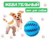 Жевательная игрушка мяч для собак и кошек, шарик для чистки зубов 5см