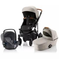 Детская коляска 3-в-1 Britax Roemer Smile III (Baby-safe3 i-size), Pure Beige/Black