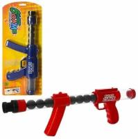 Игрушка для мальчика детское Помповое оружие Ружье 40,5 см с 12 мягкими шариками, 2 цвета, 2282/ZY950516