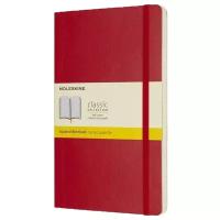 Блокнот Moleskine CLASSIC SOFT QP617F2 Large 130х210мм 192стр. клетка мягкая обложка красный