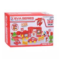 Мягкий конструктор Shantou Gepai Tong le Xing Eva Series H3201 Пожарная часть