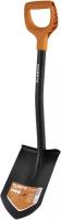 Лопата штыковая укороченная Plantic by Fiskars Terra, с черенком и ручкой, 810 мм