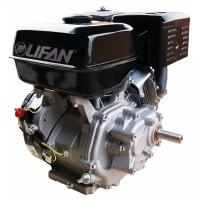 Двигатель бензиновый Lifan 182F-L ручной стартер (11 л.с., горизонтальный вал 22 мм, шестеренчатый редуктор)