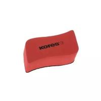 Губка для стирания магнитно-маркерная Kores магнитная, Magnetic Whiteboard Eraser, 495453, красный/черный
