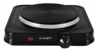 Плитка электрическая настольная Scarlett SC-HP700S31 черный, 1000 Вт, одна конфорка
