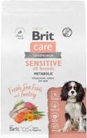 Сухой корм для собак всех пород Brit Care Dog Adult Sensitive Metabolic с морской рыбой и индейкой, 12 кг