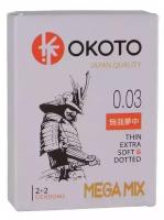 Набор из 4 презервативов OKOTO MegaMIX, 1 упаковка