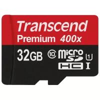 Карта памяти MicroSDHC 32GB Transcend UHS-I U1 (TS32GUSDCU1)