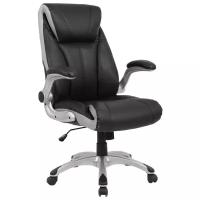 Кресло BN-Hg-EChair-652 TPU кожзам черный, пластик серый