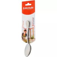 Набор ложек чайных Attribute CUTLERY FLORAL, 3 предмета