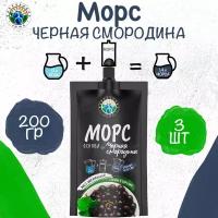 Морс Черная смородина, основа, 3 шт. по 200 г