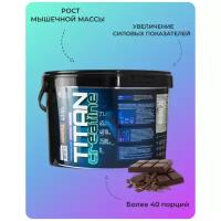 Гейнер Titan Creatine 4000 г/ набор массы веса/ Gainer MASS/ высокоуглеводный/ высококалорийный/ белковый/ шоколад/