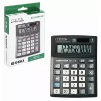 Калькулятор Citizen настольный Correct, 12 разрядов, двойное питание, 103x138 мм, черный (SD-212-RU)