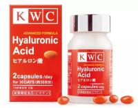 Гиалуроновая кислота KWC (Япония), глубокое и пролонгированное увлажнение кожи, 60 капсул / KWC Hyaluronic Acid (Advanced Formula)