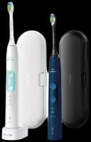 Набор электрических зубных щеток Philips Sonicare ProtectiveClean 5100 HX6851/34, с 2 дорожными футлярами