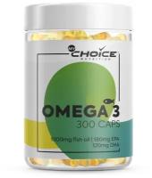 MyChoice Nutrition, Рыбий жир Omega 3 PRO 1000 мг, 300 кап