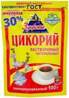 Цикорий Здоровье растворимый натуральный, 12 шт по 100 г