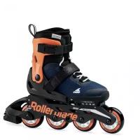 Детские ролики Rollerblade Microblade - 2021 Blue/Orange р. 36.5-40.5