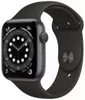 Apple Watch Series 6 GPS 44mm Aluminum Case with Sport Band (Space Gray)