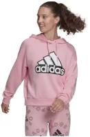 Худи adidas Essentials Outlined Logo, размер M INT, розовый