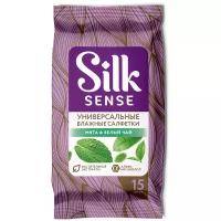 Ola! Влажные салфетки Silk Sense универсальные Мята & Белый чай