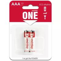 Батарейка SmartBuy One Eco Alkaline AAA, в упаковке: 2 шт