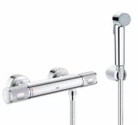 Гигиенический душ с термостатом Grohe Precision, хром