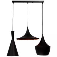 Lumina Deco Подвесной светильник Lumina Deco Foggi LDP 7712-3 PR BK