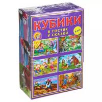 Кубики 6шт В гостях у сказки КО6-9741 (пластик.), (Рыжий кот) ()