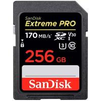 Карта памяти SanDisk Extreme Pro SDXC UHS-I Class 3 V30 170/90 MB/s 256GB SDSDXXY-256G-GN4IN