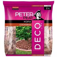 Кора сосновая PETER PEAT Deco Line фракция 5-25 мм, 2 л